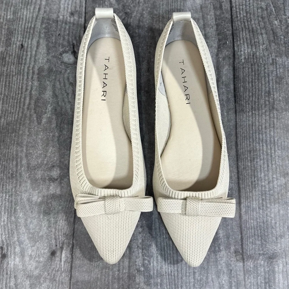 Tahari Slip On Bow Detail Ballet Flat - Athens - Picture 2 of 9